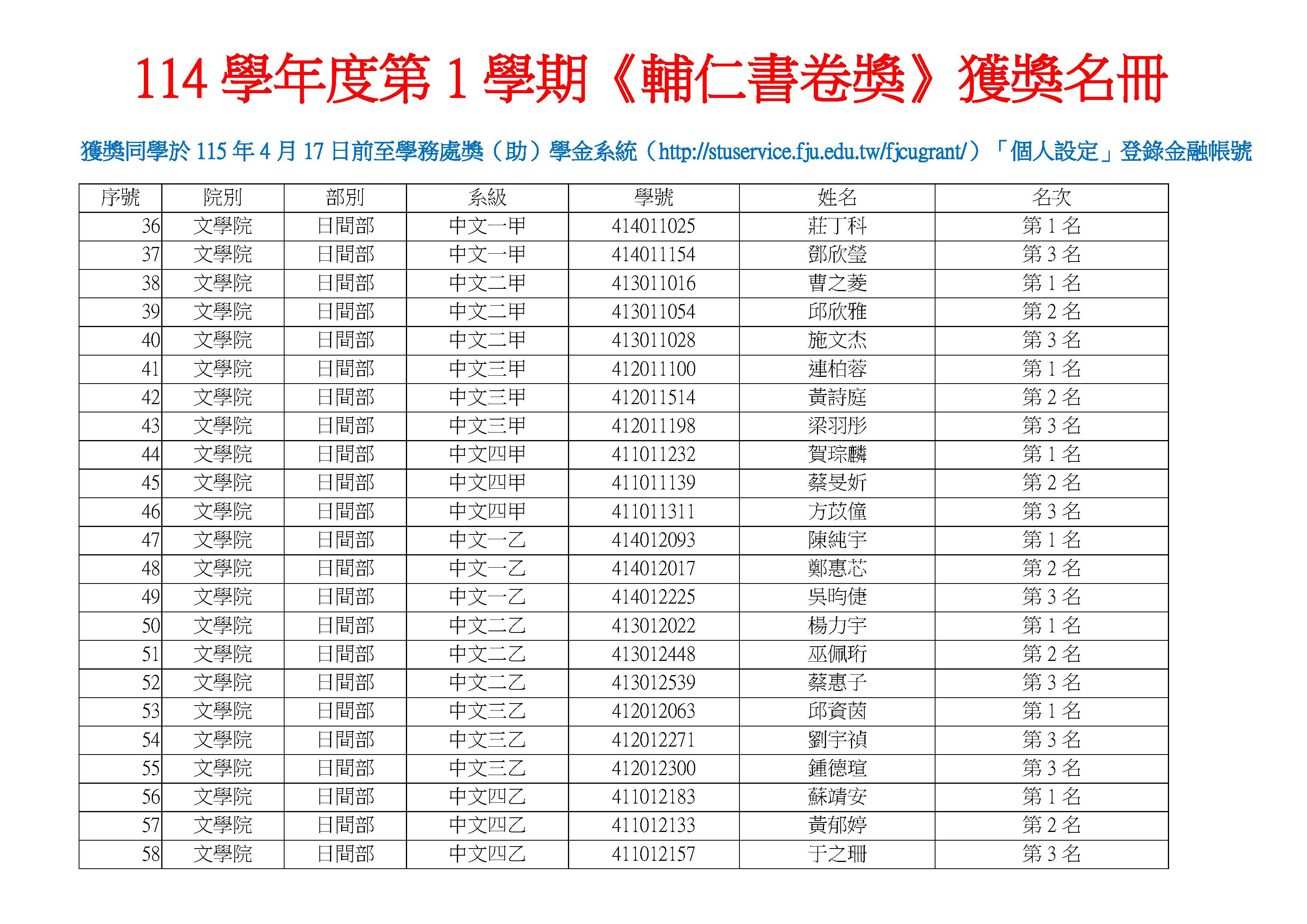 114學年度第1學期