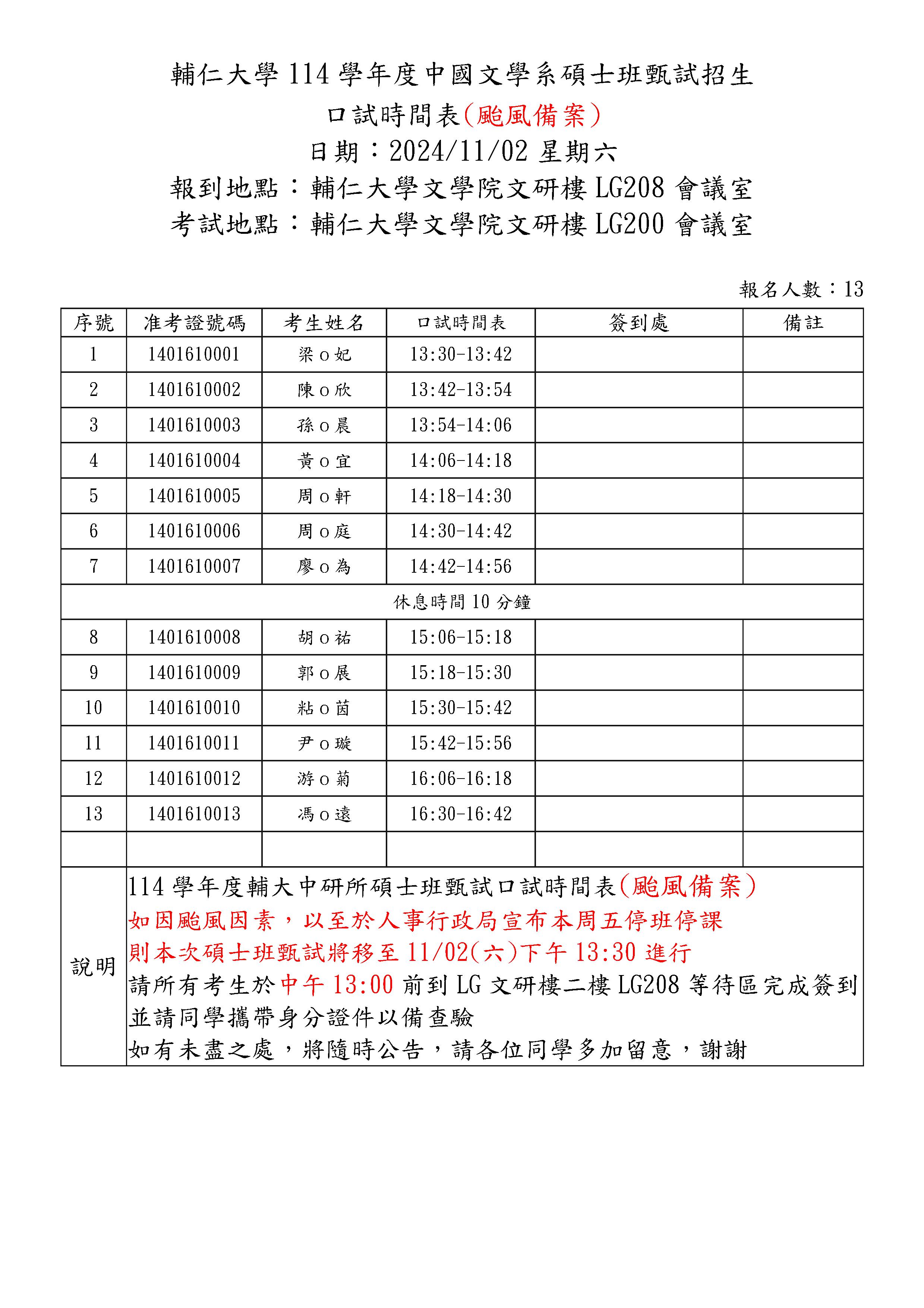 114碩甄颱風天備案