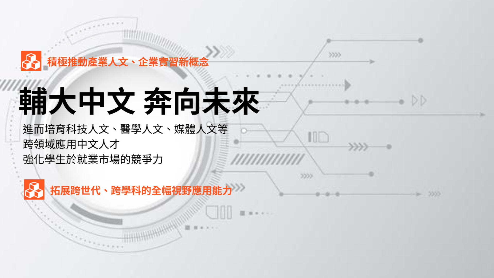輔大中文首頁海報